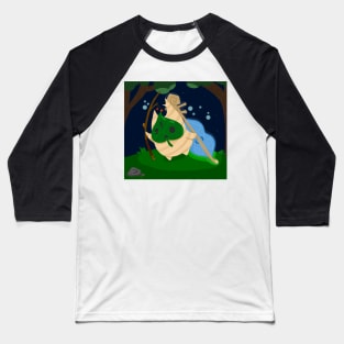 leaf musician korok w/ background Baseball T-Shirt